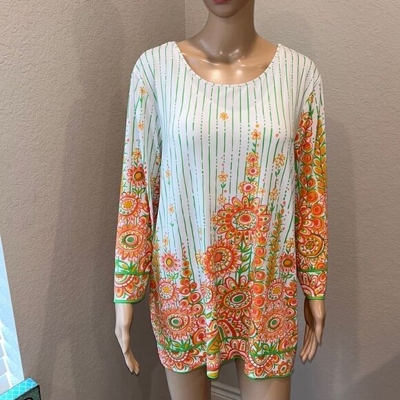 Vintage Bob Mackie wearable art tunic - Picture 1 of 9